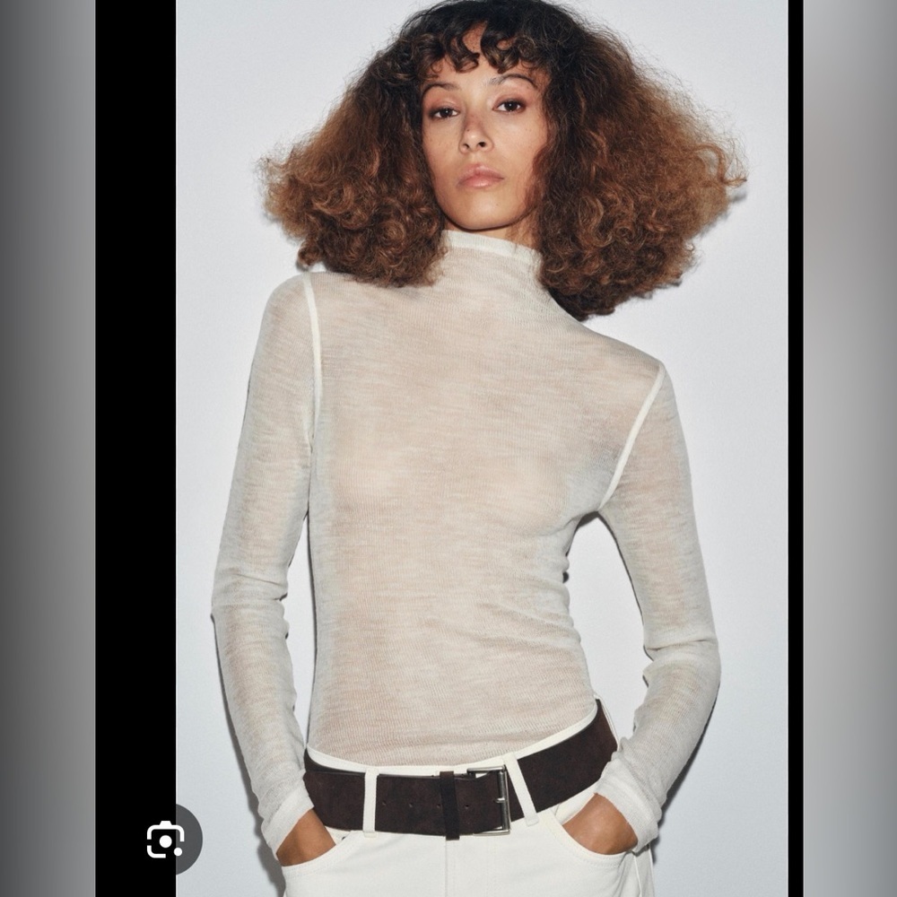 🔥🔥Zara 100% wool top
